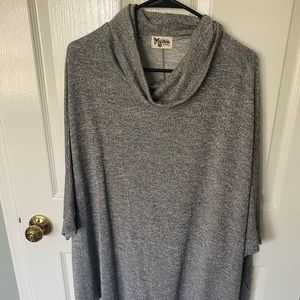 Show me your mumu shimmery tunic sweater